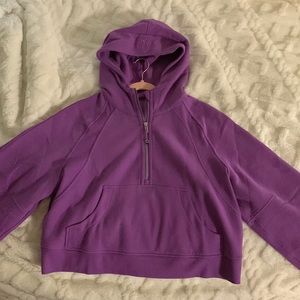 New without tags lululemon oversized scuba half zip moonlight magenta